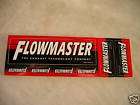 Sheet of 7 Flowmaster exhaust stickers,hotro​d,racing
