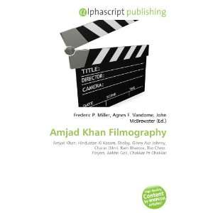  Amjad Khan Filmography (9786133898646) Books