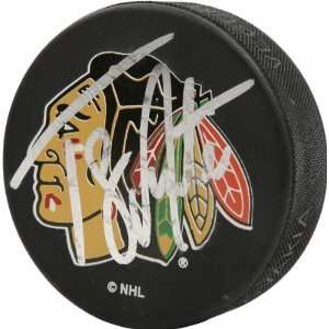  Tony Amonte Autographed Hockey Puck