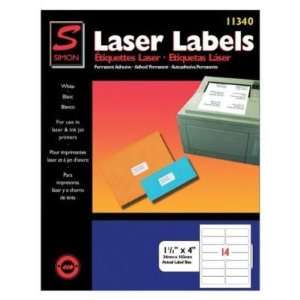   marketing, inc Simon White Laser Labels SIL11340