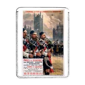  Paris a Londres bagpipe players   iPad Cover (Protective 