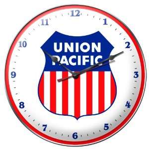 Union Pacific Logo Railroad Train Clock