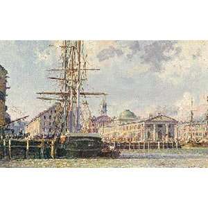  John Stobart   Boston Faneuil Hall Market from the East in 