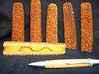 stabilized and dyed yellow corn cob pen blanks