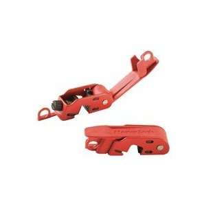 Accuform Red Powder Coated Steel Single/Double Pole Grip Tight Circuit 