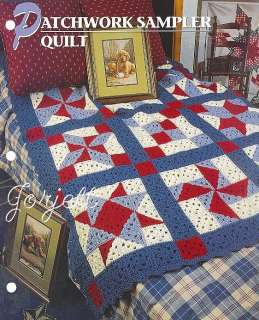 Patchwork Sampler Quilt Afghan, Annies crochet pattern  
