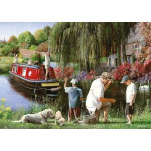  Gibsons Gone Fishing 500 Piece Puzzle Toys & Games