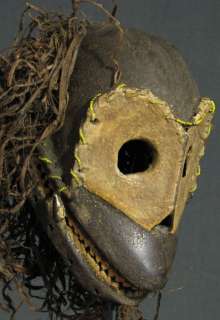 CHOKWE   AFRICAN CEREMONIAL MASK   ANGOLA # 10525  