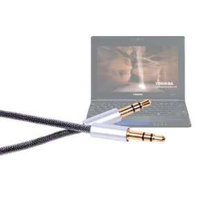  Gold Plated 3.5mm Audio Cable For Use With The Toshiba 