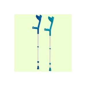  Comfort Soft Anatomic Crutch With Soft Handle, Black, Pair 