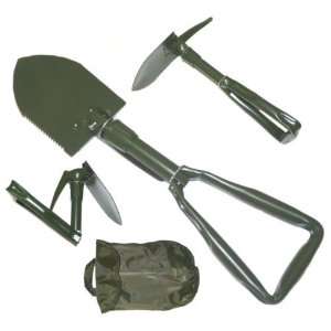 Military Type Folding Shovel & Case (#SH19OD) Everything 
