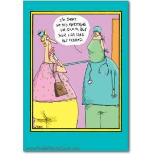  Funny Birthday Card Visa Expired Humor Greeting Glenn 