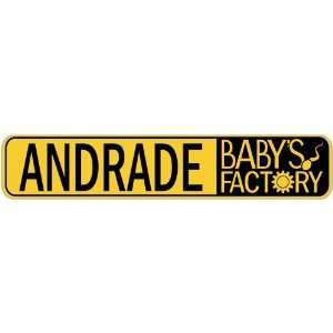   ANDRADE BABY FACTORY  STREET SIGN