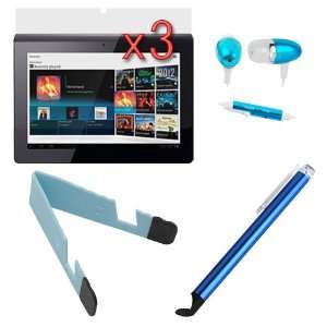   Microphone Headset + Universal Stylus with Flat Tip for Sony Tablet S1