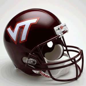  Virginia Tech Hokies Full Size Replica Riddell Helmet 