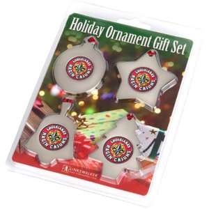 Louisiana Lafayette Ragin Cajuns Holiday Ornament Gift Set