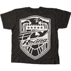  Fly Racing Squad T Shirt   Large/Black Automotive