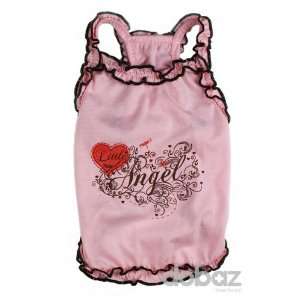  Pet Clothes Lil Angel Shirt Dog Clothes, Pink   Small 