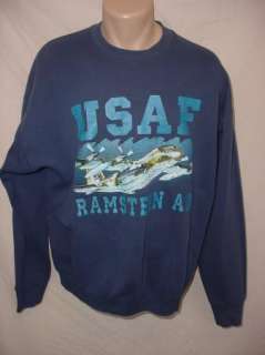 USAF Air Force Ramstein AB Air Base Germany Sweatshirt   size XL 