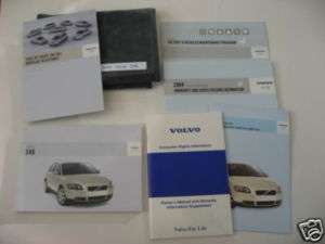 2004 Volvo S40 owners manual set  