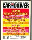   Driver July 1991 Mercedes Benz 190E   Volvo 940 Turbo, Alfa Romeo, BMW