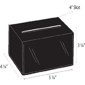  Ballot Box Suggestion Box or Donation Box 5x3x4 Acrylic 