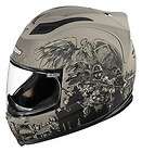 NEW ICON AIRFRAME HELMET WITH PROSHIELD, GUARDIAN/TAN, 