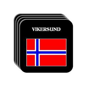  Norway   VIKERSUND Set of 4 Mini Mousepad Coasters 