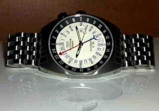   Airman Double 24 Limited Edition White Dial Mens Watch Airman  