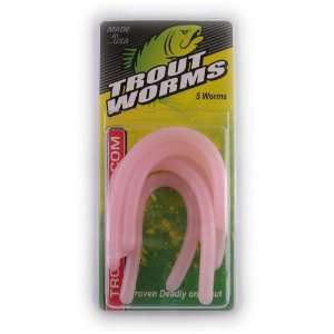  Lelands Lures Trout Magnet Trout Worms Color Bubble Gum 