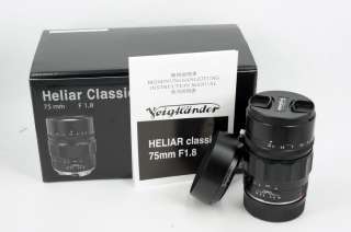 Voigtlander Heliar Classic 75mm f1.8 75/1.8, Leica M M9  
