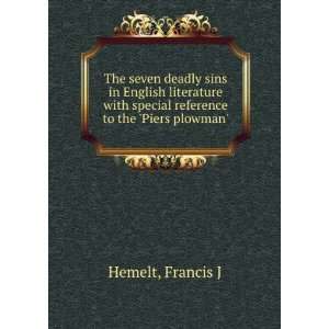   with special reference to the Piers plowman Francis J Hemelt Books