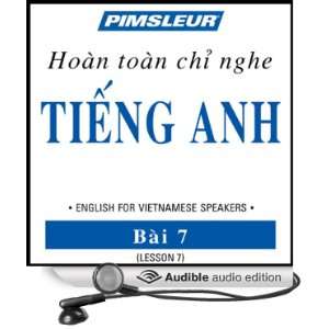 ESL Vietnamese Phase 1, Unit 07 Learn to Speak and Understand English 