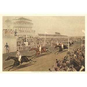 The Grand Steeple Chase IV by Francis Calcraft Turner 19.00X13.00. Art 