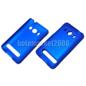 Blue Hard Back Cover Case For HTC EVO 4G  