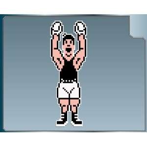  LITTLE MAC Victory Pose from Punch Out 8bit vinyl decal 