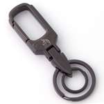 Fashion Bronzed Classical Clasp Key Ring Key Chain 2 Split Ring Gift 