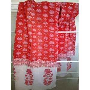  Cherry Booti Bo Ho Scarf from India 