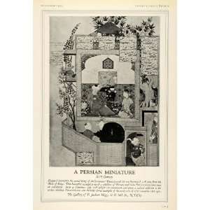  1925 Ad P. Jackson Higgs Ancient Art Gallery Persian Book 