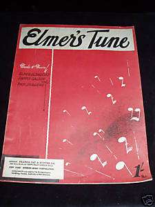 Elmer Albrecht   Elmers tune SHEET MUSIC  