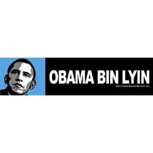  Anti Obama Bumper Sticker   Obama Bin Lyin   Everything 