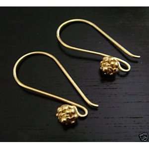  Vermeil fancy earring wires 5 pair 