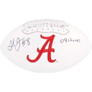  Julio Jones Autographed Football  Details Alabama 