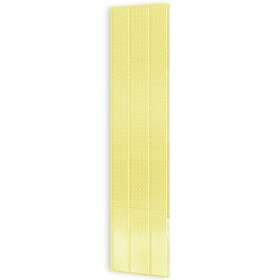   16 Inch W by 60 Inch H Yellow Pegboard Wall Panel, 2 Piece Set, Yellow