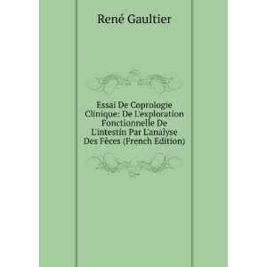   Par Lanalyse Des FÃ¨ces (French Edition) RenÃ© Gaultier Books