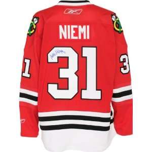 Antti Niemi Autographed Jersey  Details Chicago Blackhawks, Stanley 