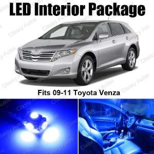  Toyota Venza Blue Interior LED Package (8 Pieces 
