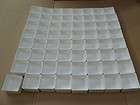 64 White Plastic Bins 3x3x2 Fit Lista Vidm