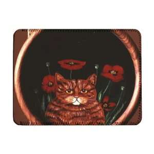  Cat and Poppies by Maggie Rowe   iPad Cover (Protective 