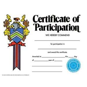  CERTIFICATE OF PARTICIPATION Electronics